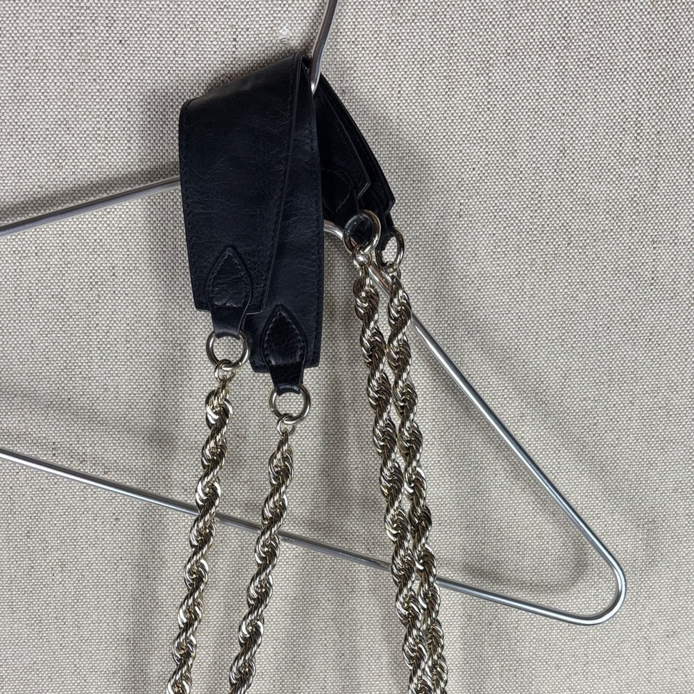 Beis > Black Chain Strap Diaper Bag - Picture 4 of 8